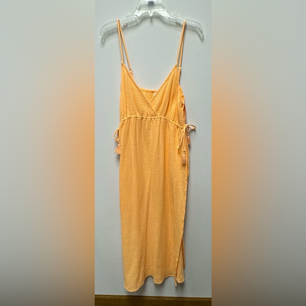 Super cute tangerine color swim coverup from Target